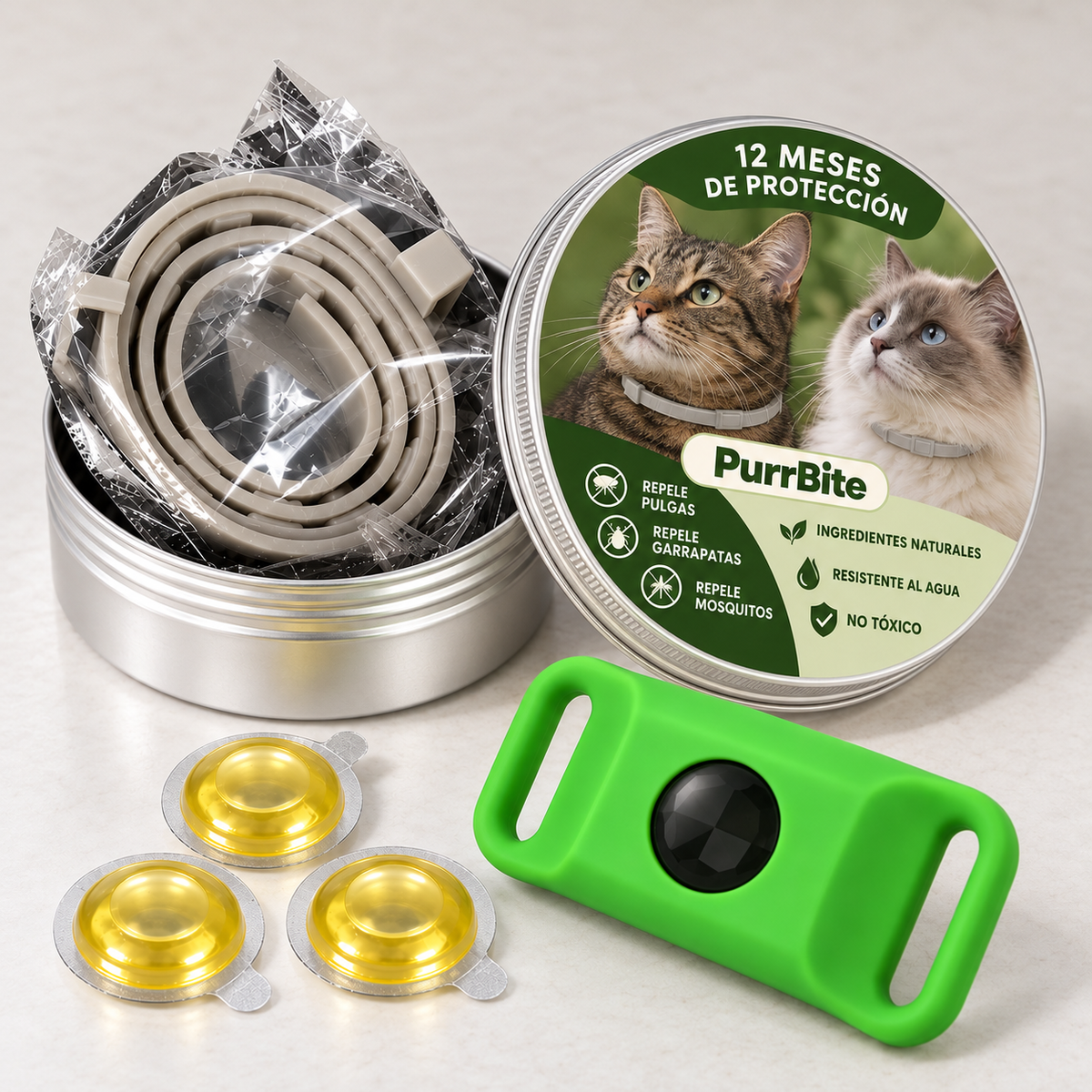 PurrBite™ Kit Antiparásitos Natural